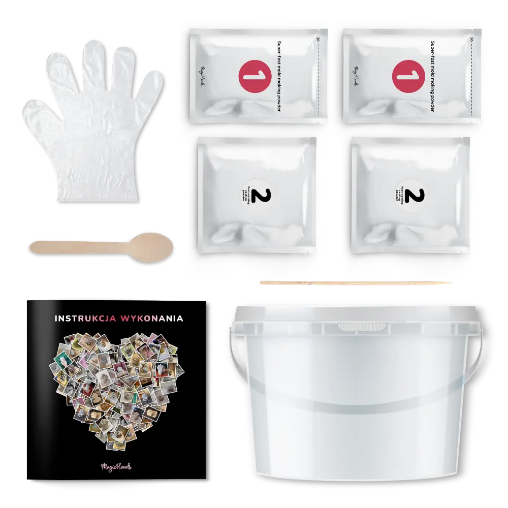 MagicHands. zestaw do odlewu dłoni – RODZINNY